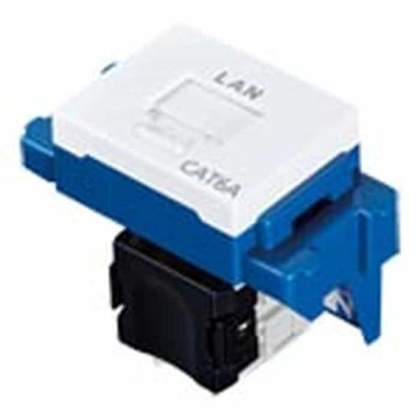 他サイト： NR3180CW パナソニック ぐっとすシリーズ 情報モジュラジャック CAT6A 埋込型 セラミックホワイトの商品画像