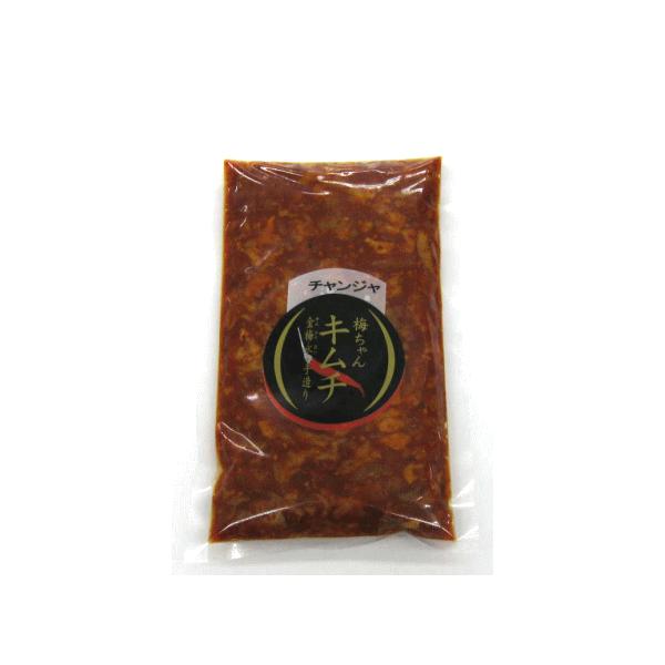 うめちゃんキムチ「チャンジャ（大）」【300g】何と言っても、コリコリした歯ごたえがハマったら癖になります。日本酒やビール、焼酎などのお酒のつまみにぴったりです。韓国からやってきたお嫁さんが造るうめちゃんキムチ。当店で販売している白菜キムチ...