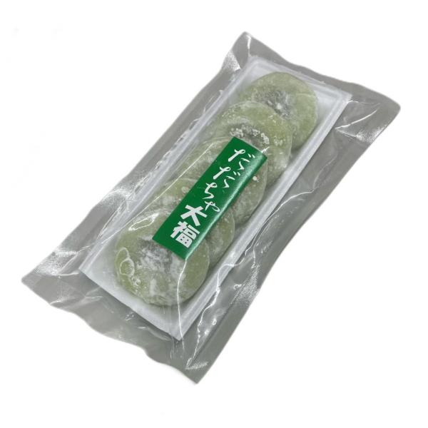 鶴岡特産だだちゃ豆をふんだんに使った甘すぎない白餡大福です。だだちゃ豆は、山形県鶴岡市でしか育たない「在来種」の枝豆で、茹でた時から独特の香味が匂い立ち、噛めば噛むほど口の中に甘味がふくらむ味わい深いものです。【商品内容】名称　　　：和生菓...