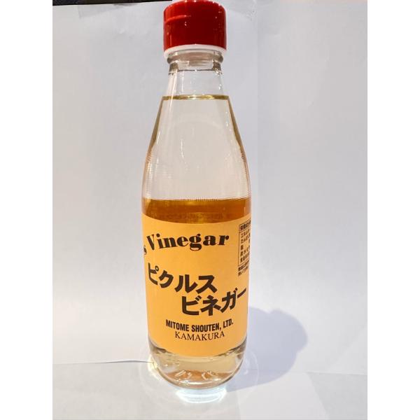 ご家庭で簡単にピクルス作りを楽しめるビネガーです。お好みの野菜をカットして、3倍に薄めたピクルス液（ピクルスビネガー１：水２）に漬け、冷蔵庫で１?２日保存すればできあがりです。本格的なスウィートピクルスの香り・味、そして歯切れの良い風味が楽...