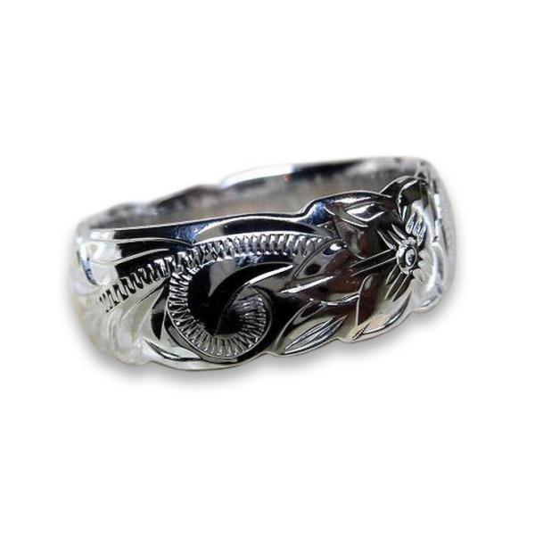 ハワイアンジュエリー リング 指輪 大きいサイズ専用 8mm幅 ヘヴィ