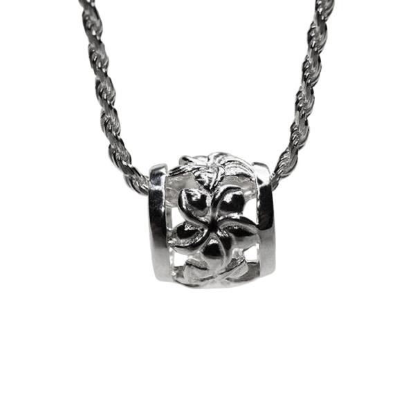 ハワイアンジュエリー ネックレス ペンダントヘッド プルメリア バレル 「チェーン別売り」 SILVER925 メンズ レディース プレゼント tt003