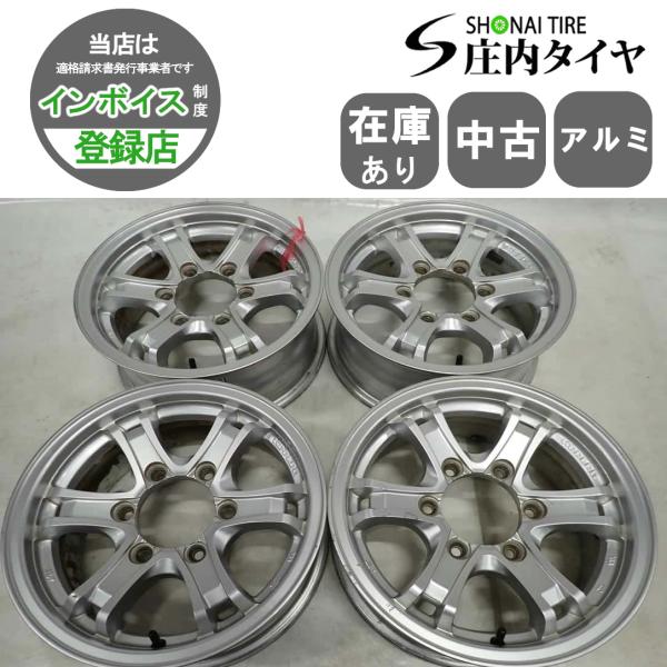 せんせ　KEELER ホイール　6穴　15インチ　4本セット WEDS ウェッズ KEELER FORCE 6スポーク 中古ホイール 4本 6J 15