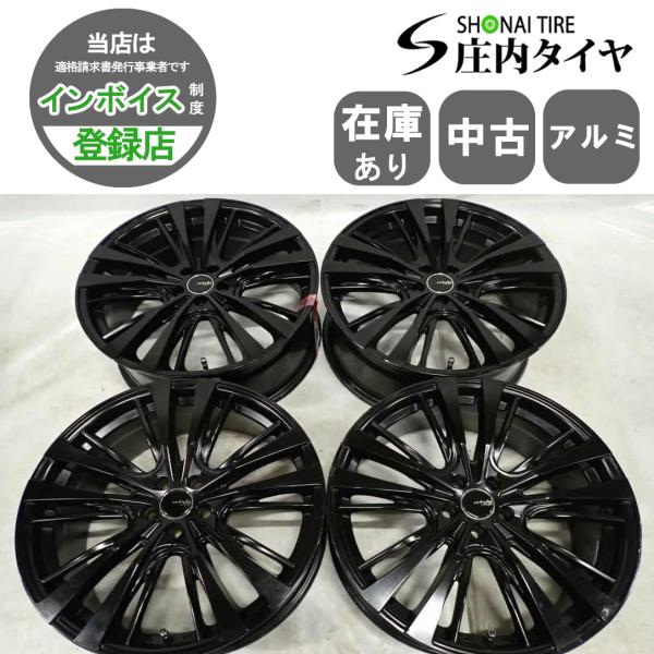 4本SET 会社宛送料無料 19×7.5J ANHELO Corazon アルミ 5穴 PCD 100mm