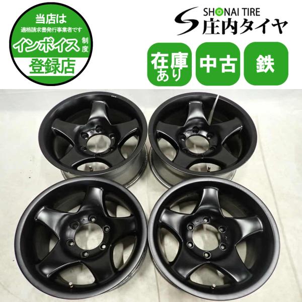 4本SET 会社宛 送料無料 16×8J デザイン アルミ ホイール 6穴 PCD