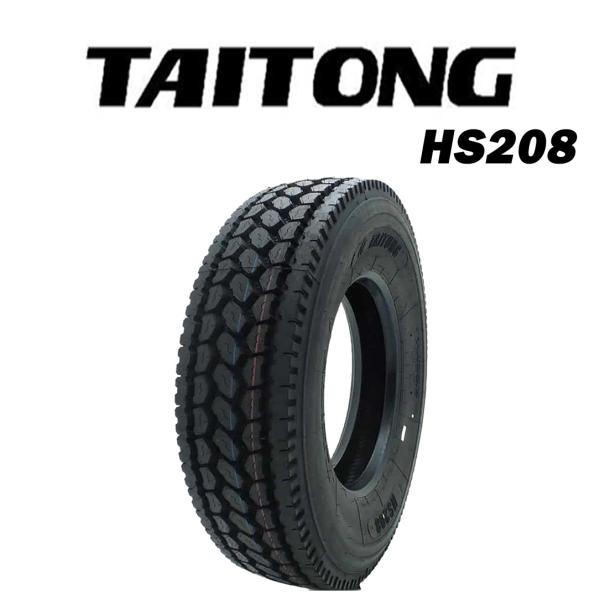 2026年製 新品 1本価格 11R22.5 18PR TB 夏 TAITONG タイトン HS208 MIX ミックス 大型トラック 高床 10トン車 会社宛 送料無料 NO,FF208