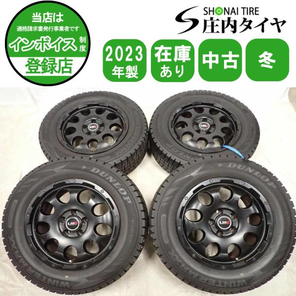 冬4本SET 会社宛 送料無料 215/65R16×6.5J 98Q ダンロップ WINTER MAXX