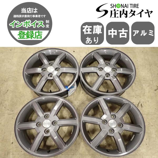 に*ん様 スズキ　keiワークス 純正ホイール　15インチ PCD100-4H 4本SET 会社宛 送料無料 15×4.5J スズキ Kei ワークス 純正 アルミ