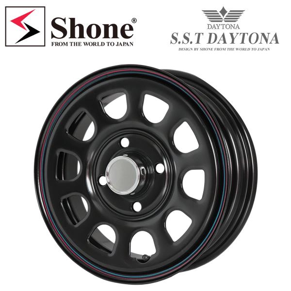 新品4本価格 会社宛 送料無料 13×4.5J 4穴 100mm ET+40 SHONE SST