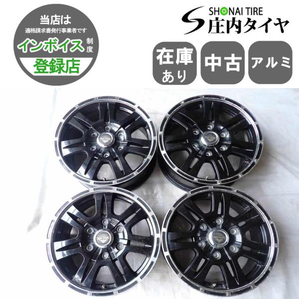 4本SET 会社宛 送料無料 16×6.5J MAD CROSS XD-7 アルミホイール 6穴
