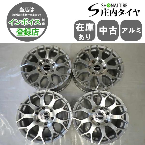 4本SET 会社宛 送料無料 17×7J ESSEX EM-17 アルミホイール 6穴 PCD