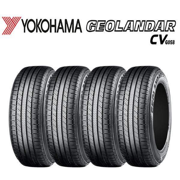2026年製 新品 4本価格 235/55R19 105V XL 夏 ヨコハマ YOKOHAMA ジオランダー CV G058 エクストレイル RAV4 会社宛 送料無料 NO,YN1906