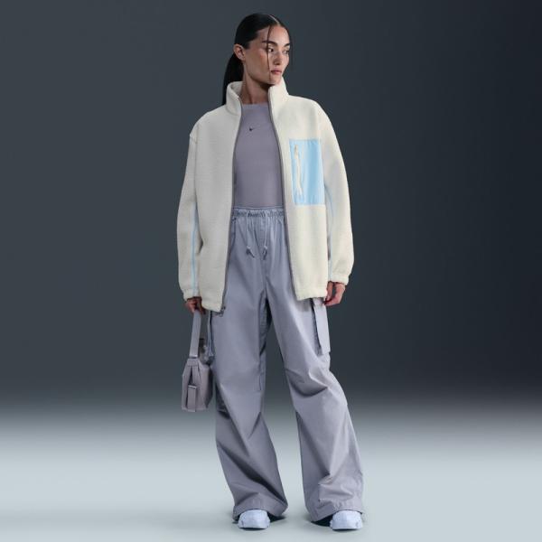 ナイキ レディース ナイキ ウィメンズ NSW シェルパ ロゴ フル ジップ ジャケット ジャケット アウター 長袖 保温 トレーニング ランニング 運動 IM7485