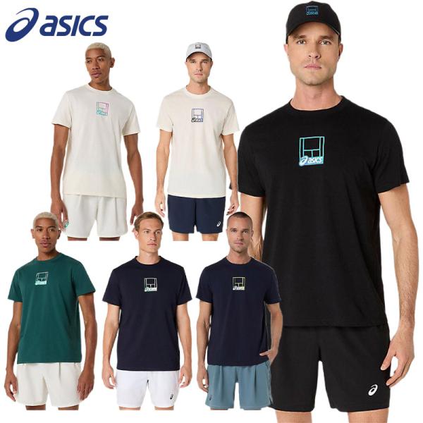 ASICS（アシックス） メンズ グラフィックTシャツ テニス ウェア 競技