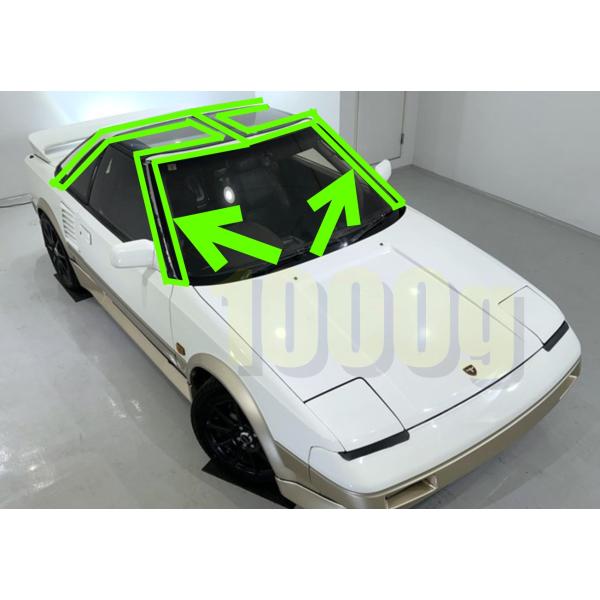 トヨタ純正品 MR2 AW11 ティーバールーフ ガラス収納袋 左右 美品中古 トヨタ純正新品】TOYOTA 未使用品 ☆超希少品☆ MR2 AW11 T