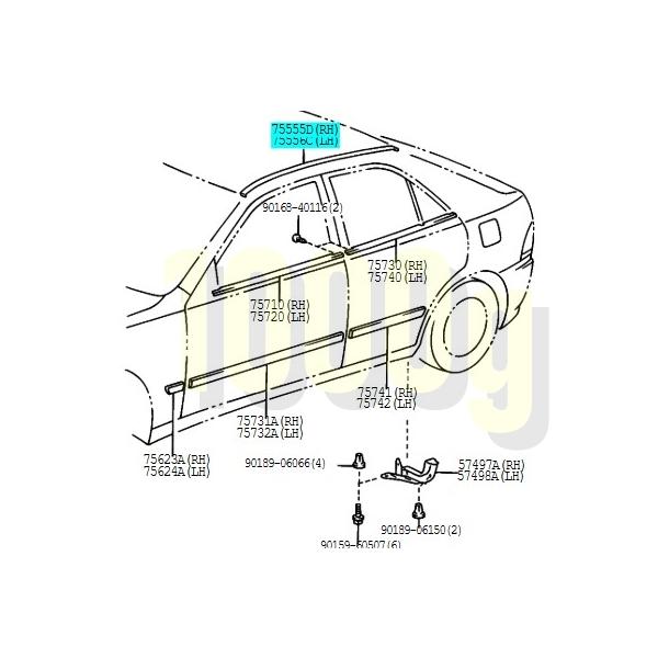 トヨタ純正新品】TOYOTA 未使用品 ☆超希少品☆ アルテッツァ ルーフ