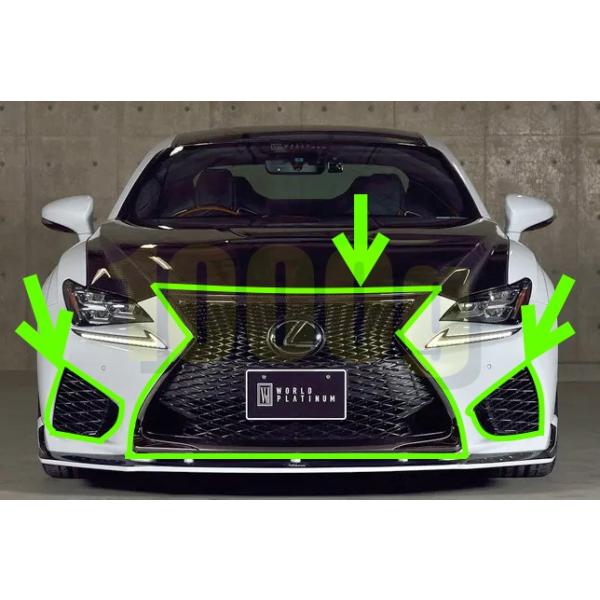 【レクサス純正新品】LEXUS 未使用品 ★超希少品★ LEXUS RC Fスポーツ スピンドルグリル フレーム 前期 フォグランプカバー左右4点セット