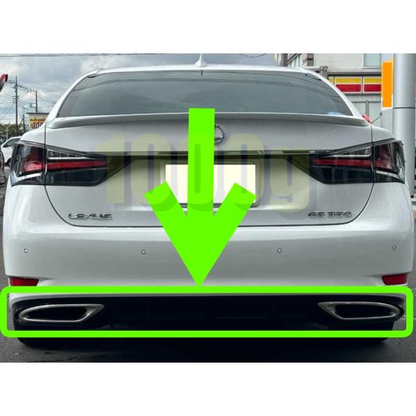 【レクサス純正新品】LEXUS 未使用品 ★超希少品★ レクサス GS リアバンパー ロア 下側 Fスポーツ 後期 マフラーカッター左右 3点セット