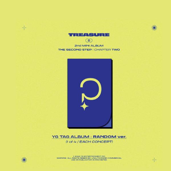 国内発送 TREASURE - ミュージックカード The Second Step : Chapter Two : セカンドミニアルバム YG TAG ALBUM 韓国盤 ランダム発送
