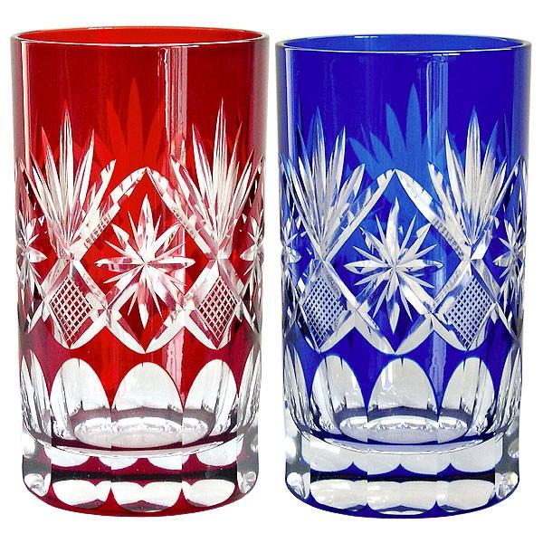 江戸切子 タンブラー 田島硝子 星切子 ペアセット