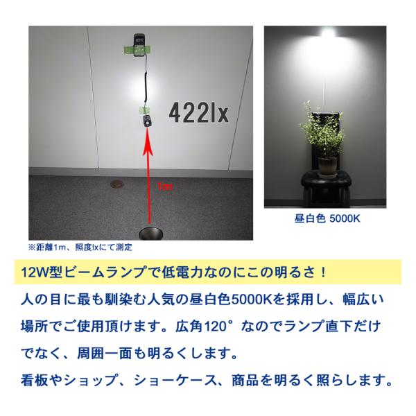 屋内外兼用LEDスポットライト E26 12W IP65 防水 昼白色 5000K 屋内外兼用LEDスポットライト E26 12W IP65 防水 昼白色 5000K