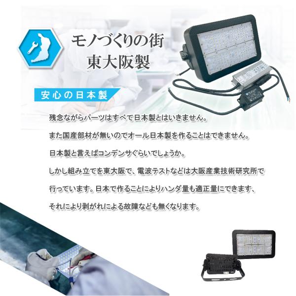 国産投光器≪ZFシリーズ分離型/耐塩・強耐塩≫ - LED照明と節電 国産投光器≪ZFシリーズ分離型/耐塩・強耐塩≫ - LED照明と節電