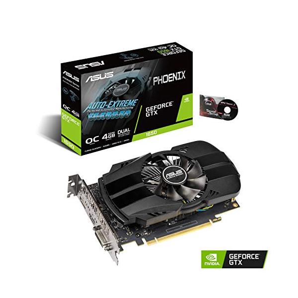 ASUS NVIDIA GTX 1650 搭載 シングルファンモデル 4G PH-GTX1650-O4G 
