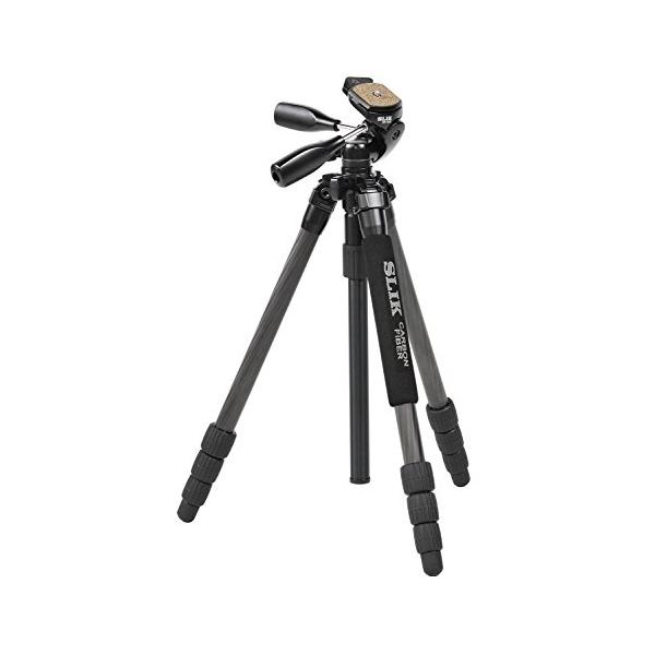 SLIK カーボン三脚 ライトカーボン E74 4段 ナットロック式 25mm SLIK カーボン三脚 ライトカーボン E74 4段 ナットロック式 25mm