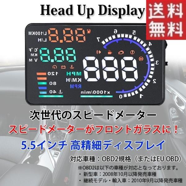 ヘッドアップディスプレイ スピードメーター Obd2 Eu Obd フロント R 1n Shop Always 通販 Yahoo ショッピング