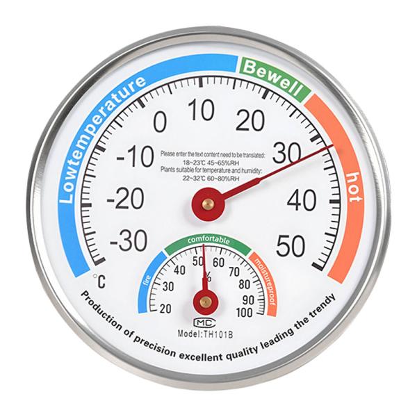 温湿度計 電池不要 シンプル 温度計 湿度計 自立式 卓上 壁掛け お風呂 丸型 屋内 湿度温度計 スタンド-30〜50℃までの温度と20〜100%までの湿度が一目でわかる、温度計と湿度計が1つになった温湿度計です。電池不要のシンプル設計。...