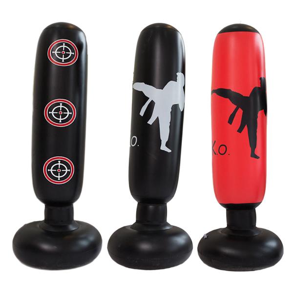 サンドバッグ エアー パンチングバッグ パンチバッグ ボクシング エクササイズ トレーニング スポーツ 筋トレ空気式パンチングバック叩いて蹴って、自宅でエクササイズ。日頃のストレスや運動不足の解消にぴったり！160cmの高さで、大人から子供...