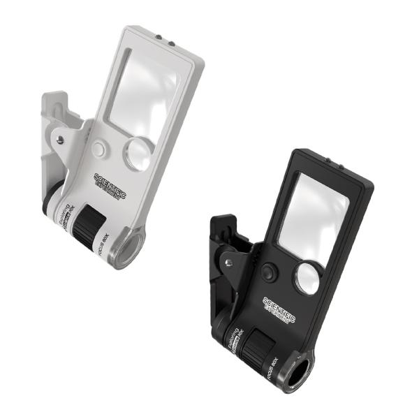 スマホで記録 ポータブル 顕微鏡＆拡大鏡 自由研究 理科 観察に LEDライト内蔵 自然探究 多機能ポイント1：新しい発見を、手のひらからこの多機能ポータブル拡大鏡は、日常の見慣れた景色を、まるで見知らぬ世界のように変えます。植物の葉脈、砂...