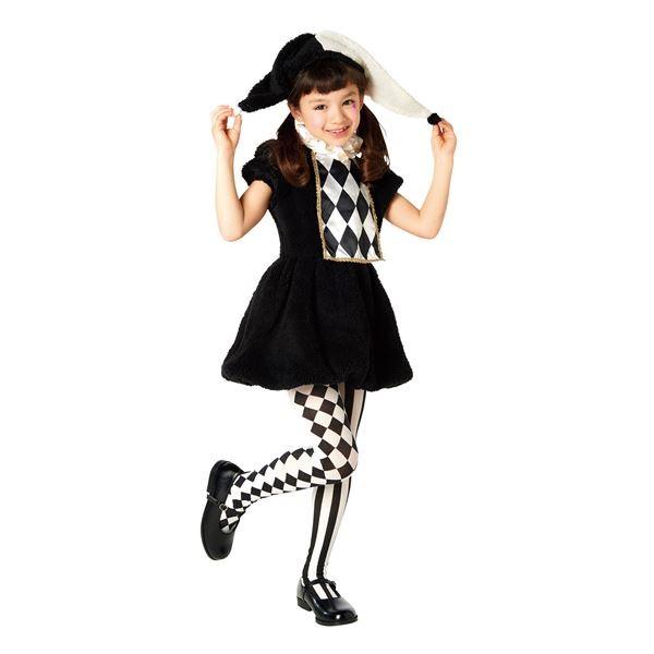 子供用 コスプレ衣装 ワンダーピエロガール 100cmサイズ 帽子 ワンピース付き ポリエステル ハロウィン Ds アメイジング 笑顔と健康応援隊 通販 Yahoo ショッピング