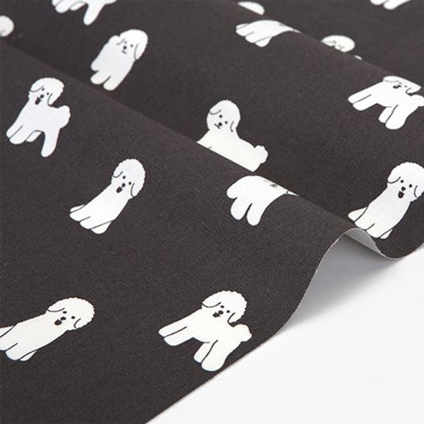 Dailylike デイリーライク 643 オックスフォード ビションフリーゼ コットン100 生地 110 90cm Ds アメイジング 笑顔と健康応援隊 通販 Yahoo ショッピング