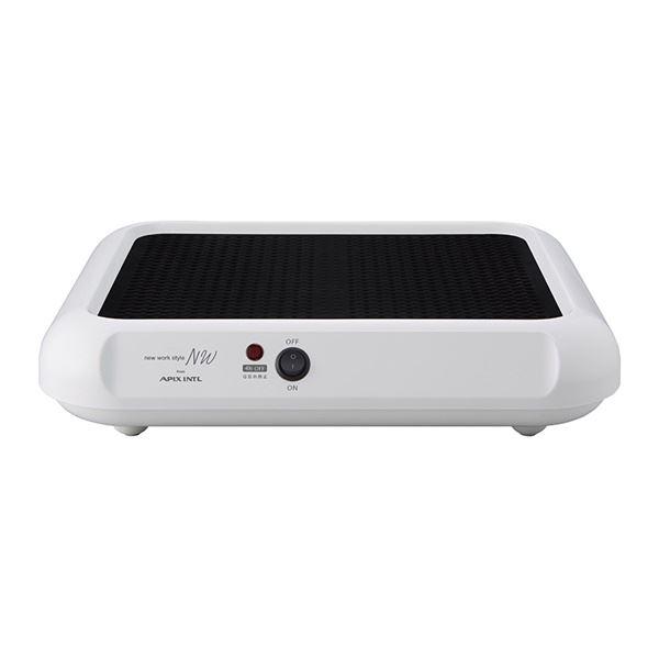 フットヒーター 足温器 約幅40×奥行35×高さ12.6cm ホワイト 無音 無排気 防滑用植毛加工 自動電源オフ リビング デスク (テーブル 机) 下 白 送料無料 フットヒーター 足温器 約幅40×奥行35×高さ12.6cm ホワイト 無音 無