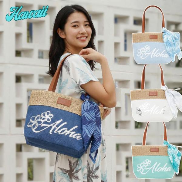 トートバッグ エコ サブ リバーシブル ハワイ プルメリア リーフ ハンドメイド shop-anela_kahiko-42qp6102
