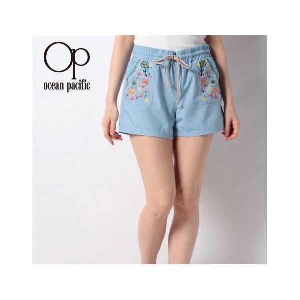 ラッシュパンツ レディース OCEAN PACIFIC 水着 ショートパンツ 紫外線対策 夏用 海水浴 水泳 UVカット 日焼け防止