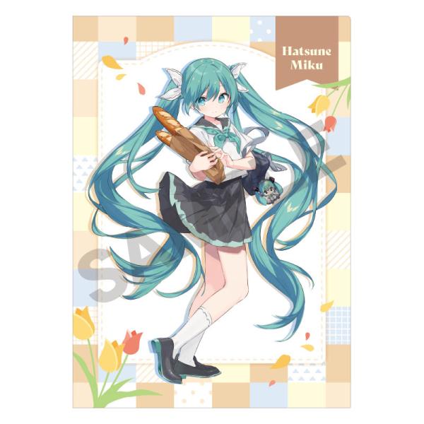 初音ミク シングルクリアファイル パンのまち : anihobiヤフー店