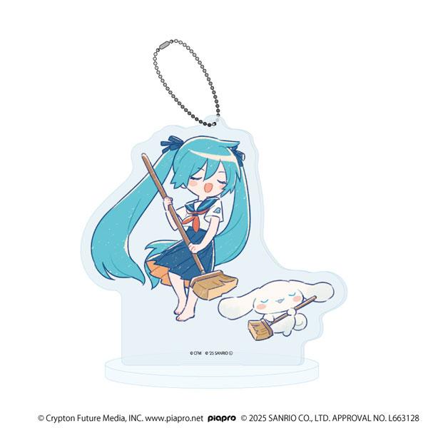 アクリルスタンドキーホルダー「初音ミク×シナモロール」36/（グラフアートイラスト）