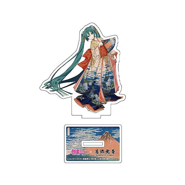 初音ミク×葛飾北斎 iXima ダイカットアクリルスタンド 凱風快晴