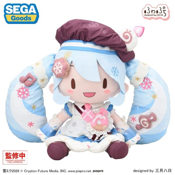雪ミク2026 ふわぷち どでかジャンボぬいぐるみ : anihobiヤフー店