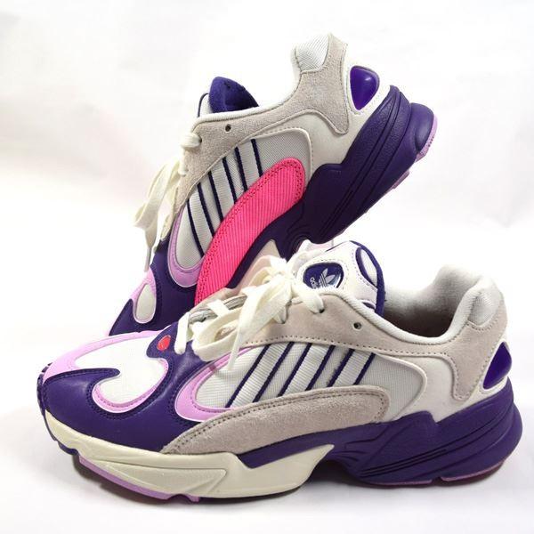 Adidas アディダス ドラゴンボールz Yung 1 Frieza スニーカー フリーザ様 ホワイト パープル 26 0cm 箱付き D 中古 Archery 通販 Yahoo ショッピング
