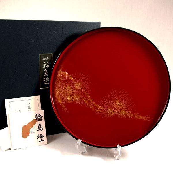 輪島塗 田谷漆器店 漆器輪島塗 沈金 松が枝 丸盆 ギフト 未使用 0236 Archery 通販 Yahoo ショッピング