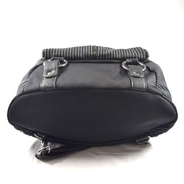 Ear Papillonner イア パピヨネ 2wayリュック トートバッグ ストライプ ブラック レディースファッション 中古 Archery 通販 Yahoo ショッピング