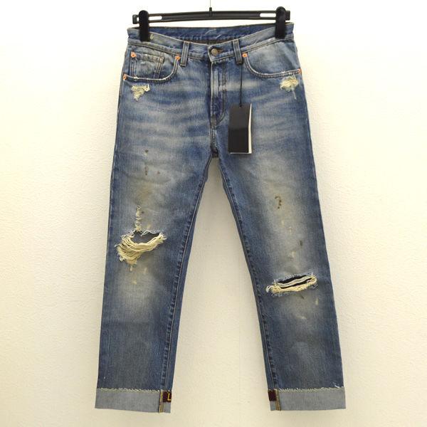 Gucci グッチ ダメージ クロップド デニム メンズ 17aw ブランド 中古 Archery 通販 Yahoo ショッピング