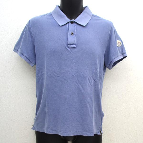 MONCLER / モンクレール 半袖ポロシャツ/MAGLIA POLO MANICA CORTA/ブルー/サイズS/ユニセックス メンズファッション  中古