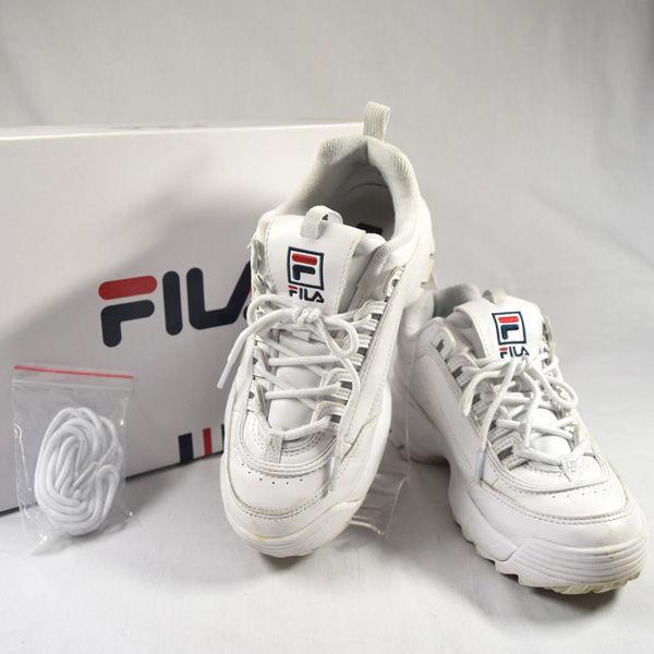 Fila フィラ スニーカー ディスラプター2 ホワイト 25cm ユニセックス Fs1htb1071x メンズファッション 中古 Archery 通販 Yahoo ショッピング