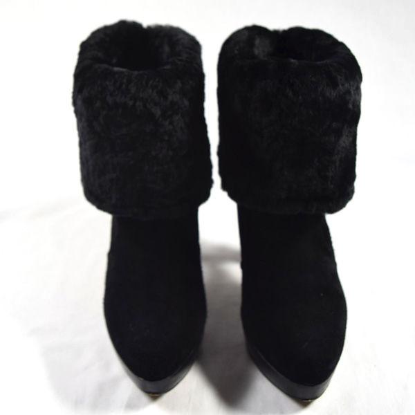 Jill Stuart ジルスチュアート ショートブーツ ムートン スエード ブラック 22 5cm レディースファッション 中古 Archery 通販 Yahoo ショッピング