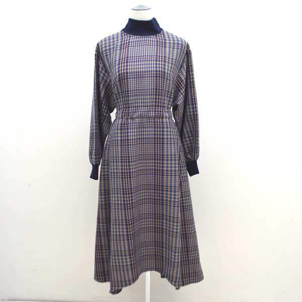 Tavii Green Label Relaxing タヴィ グリーンレーベル ワンピース チェック柄 バックリボン ブルー フリー Gle 9102 Archery 通販 Yahoo ショッピング