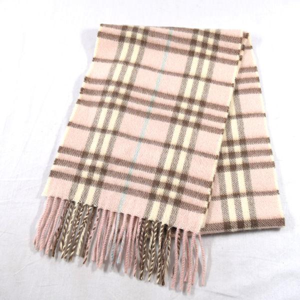 Burberry London バーバリー ロンドン マフラー カシミヤチェック柄 ピンク ブラウン レディース 中古 ゆうパケット配送 Archery 通販 Yahoo ショッピング